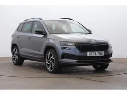 Graphite grey metallic Used 2024 Skoda Karoq SportLine SUV | £28,646 (Fair price)