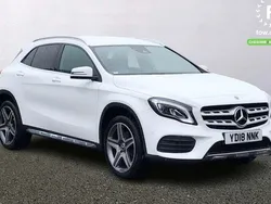 White Used 2018 Mercedes GLA220 AMG Line Premium SUV | £16,899 (Fair price)