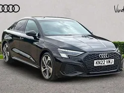 Black Used 2022 Audi A3 Edition .1 Sedan | £25,493 (A bit pricey)