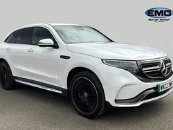White Used 2022 Mercedes EQC400 AMG Line Premium Plus SUV | £28,495 (Fair price)