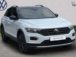 Silver Used 2021 VW T-Roc Black Edition SUV | £20,601 (Fair price)