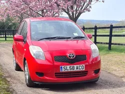 Red Used 2008 Toyota Yaris Hatchback | £2,995 (Fair price)