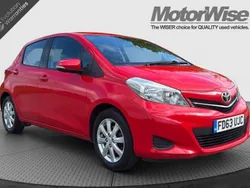 Red Used 2014 Toyota Yaris Hatchback | £4,795 (Fair price)