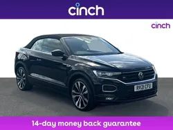 Black Used 2021 VW T-Roc Cabriolet R-line Cabriolet | £21,899 (Fair price)