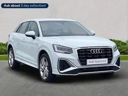 White Used 2022 Audi Q2 S-Line SUV | £21,408 (Fair price)