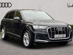 Black Used 2022 Audi Q7 S-Line SUV | £40,028 (Fair price)