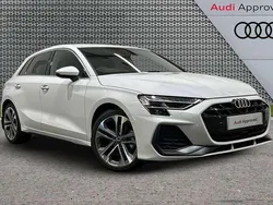 White Used 2025 Audi A3 S-Line Hatchback | £27,700 (A bit pricey)