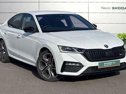 Moon white metallic Used 2022 Skoda Octavia vRS Hatchback | £26,995 (Expensive)