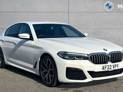 White Used 2022 BMW 520 M Sport Sedan | £28,173 (Fair price)