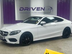 White Used 2017 Mercedes C220 AMG line Coupe | £14,500 (Fair price)