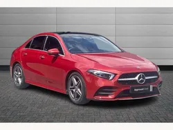 Red Used 2021 Mercedes A200 AMG Line Premium Plus Sedan | £23,150 (A bit pricey)