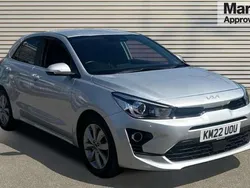 Silver Used 2022 Kia Rio 3 Hatchback | £14,250 (Fair price)