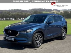 Blue Used 2018 Mazda CX-5 Inclusive SUV | £14,999 (Fair price)