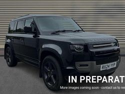 Metallic santorini black Used 2024 Land Rover Defender HSE Dynamic SUV | £60,990 (A bit pricey)