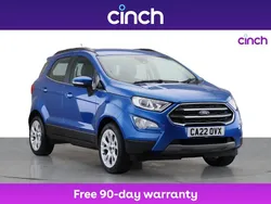Blue Used 2022 Ford Ecosport Titanium SUV | £11,989 (Fair price)