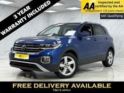 Blue Used 2021 VW T-Cross SEL SUV | £17,195 (Fair price)