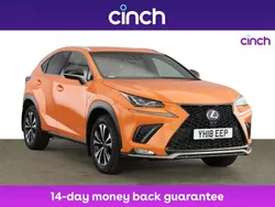 Orange Used 2018 Lexus NX300h Sport Line SUV | £19,499 (Fair price)