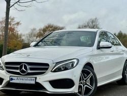 White Used 2014 Mercedes C220 AMG line Sedan | £12,000 (Fair price)