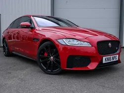 Red Used 2016 Jaguar XF S Sedan | £12,495 (Fair price)