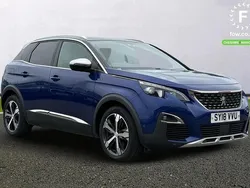 Blue Used 2018 Peugeot 3008 Premium Estate | £14,799 (Good price)