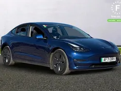 Blue Used 2021 Tesla Model 3 Long Range AWD Sedan | £21,099 (Fair price)