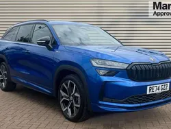 Race blue Used 2024 Skoda Kodiaq SportLine SUV | £41,790 (A bit pricey)