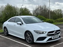 White Used 2021 Mercedes CLA220 AMG Line Premium Sedan | £20,750 (Fair price)