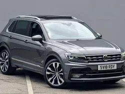 Grey Used 2018 VW Tiguan R-line SUV | £18,495 (Fair price)