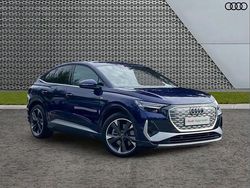 Blue Used 2022 Audi Q4 Sportback e-tron S-Line SUV | £35,995