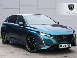 Blue Used 2024 Peugeot e-308 GT Hatchback | £27,995 (Fair price)
