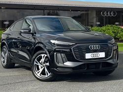 Black New 2025 Audi Q6 Sportback e-tron S-Line SUV | £63,900