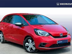 Red Used 2021 Honda Jazz Hybrid Hatchback | £17,500 (Fair price)