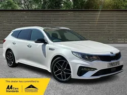 White Used 2019 Kia Optima GT-Line S Estate | £15,495 (Fair price)