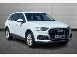White Used 2022 Audi Q7 Sport SUV | £38,050 (Good price)