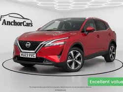 Red Used 2023 Nissan Qashqai N-Connecta SUV | £22,495 (Good price)