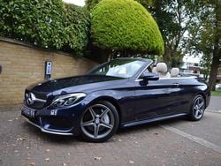 Blue Used 2016 Mercedes C300 AMG line Cabriolet | £16,995 (Fair price)
