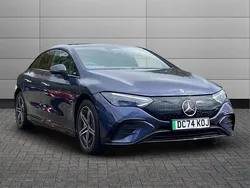 Sodalite blue Used 2025 Mercedes EQE350 AMG line Sedan | £47,550 (Super price)