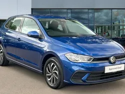 Reef blue metallic Used 2022 VW Polo Life Hatchback | £16,392 (Fair price)