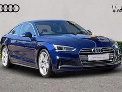 Blue Used 2020 Audi A5 S-Line Coupe | £19,752 (Fair price)