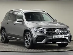 Mountain gray metallic finish Used 2022 Mercedes GLB220 AMG line SUV | £27,300 (Fair price)
