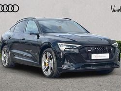 Black Used 2022 Audi e-tron Sportback Advanced SUV | £35,406