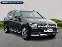 Black Used 2021 Mercedes GLC300 AMG Line Premium Estate | £31,499 (Fair price)