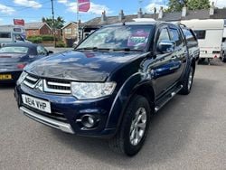 Blue Used 2014 Mitsubishi L200 Warrior Pickup | £8,995 (Fair price)