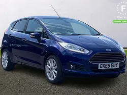Blue Used 2016 Ford Fiesta Titanium Hatchback | £9,899 (A bit pricey)