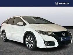 White Used 2017 Honda Civic SR Estate | £10,750 (Good price)