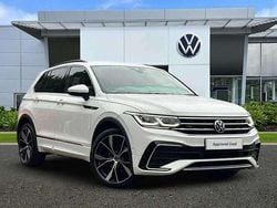 White Used 2021 VW Tiguan R-line SUV | £25,299 (Fair price)
