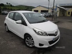 White Used 2014 Toyota Yaris Hatchback | £4,995 (Fair price)