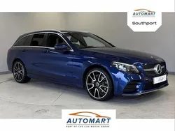 Blue Used 2019 Mercedes C220 AMG Line Premium Estate | £18,995 (A bit pricey)