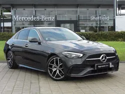 Grey Used 2024 Mercedes C300e AMG Line Premium Plus Sedan | £41,885 (Expensive)