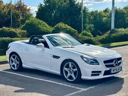 White Used 2016 Mercedes SLK250 AMG Cabriolet | £15,500 (Expensive)